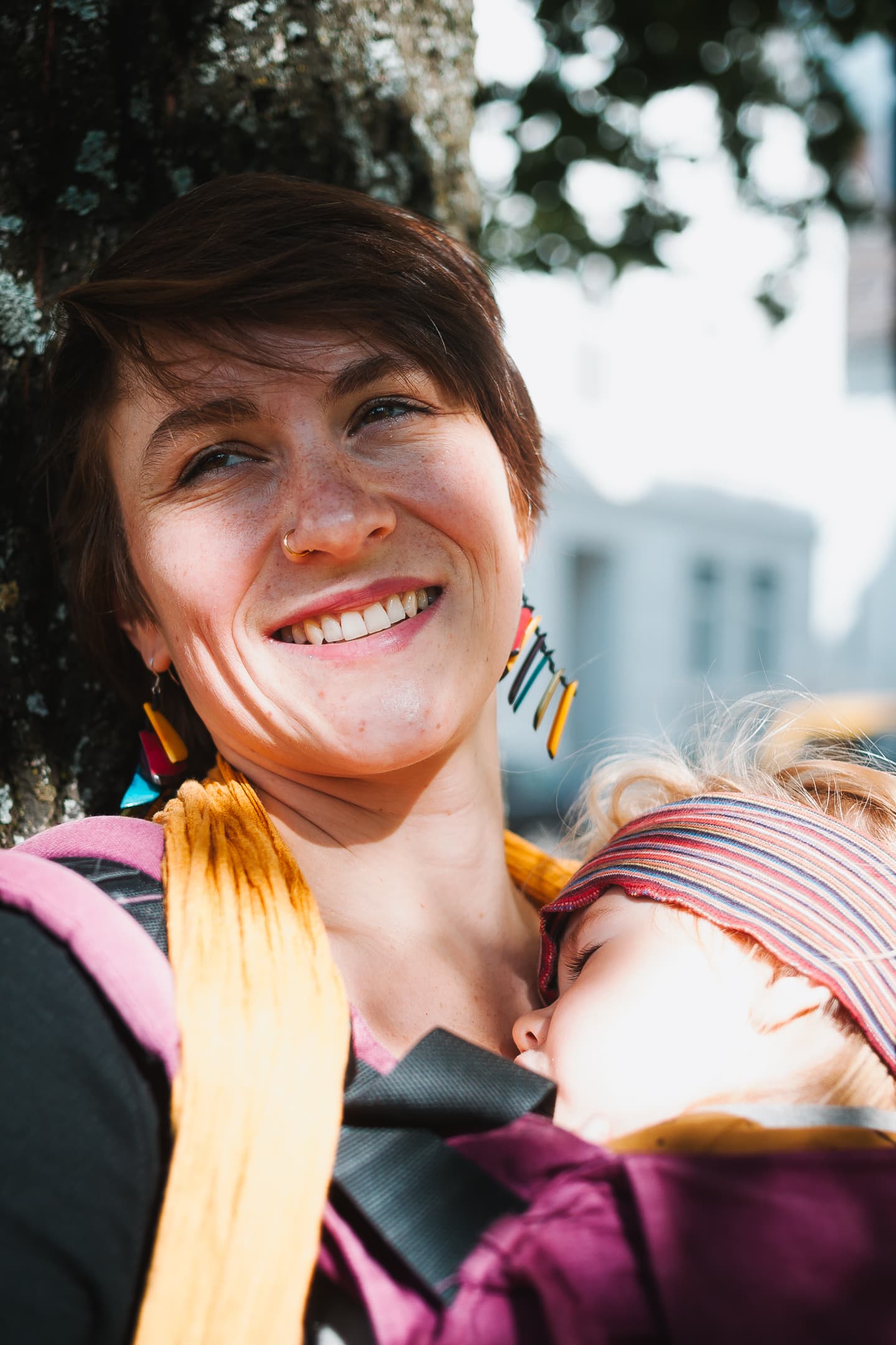 Sarina im warmen Porträt